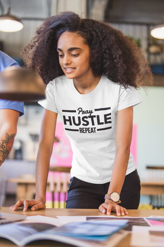 Pray Hustle Repeat T-shirt