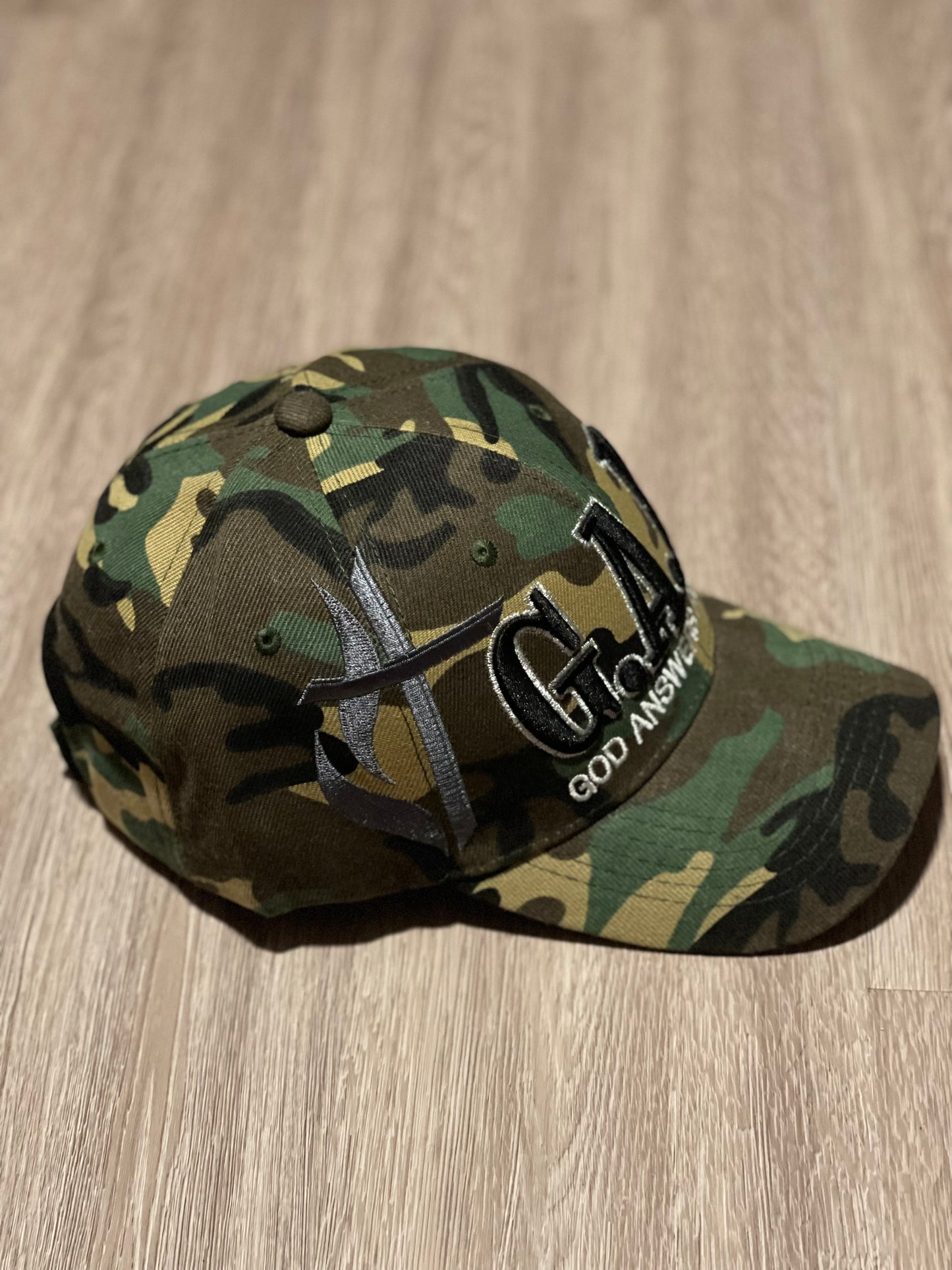 G.A.P. (God Answers Prayers) Baseball Cap - Camo