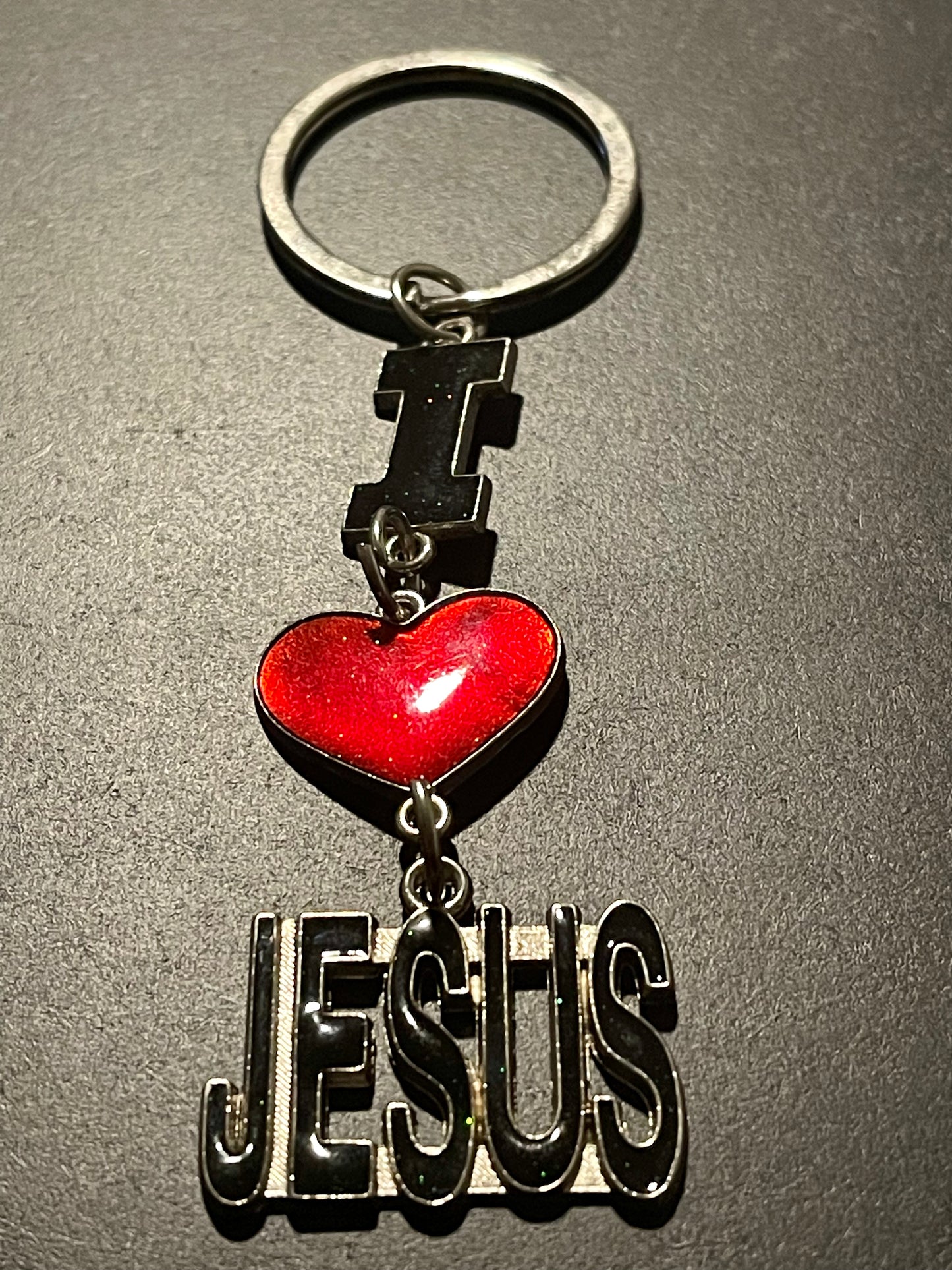 I ❤️ Jesus Keychain