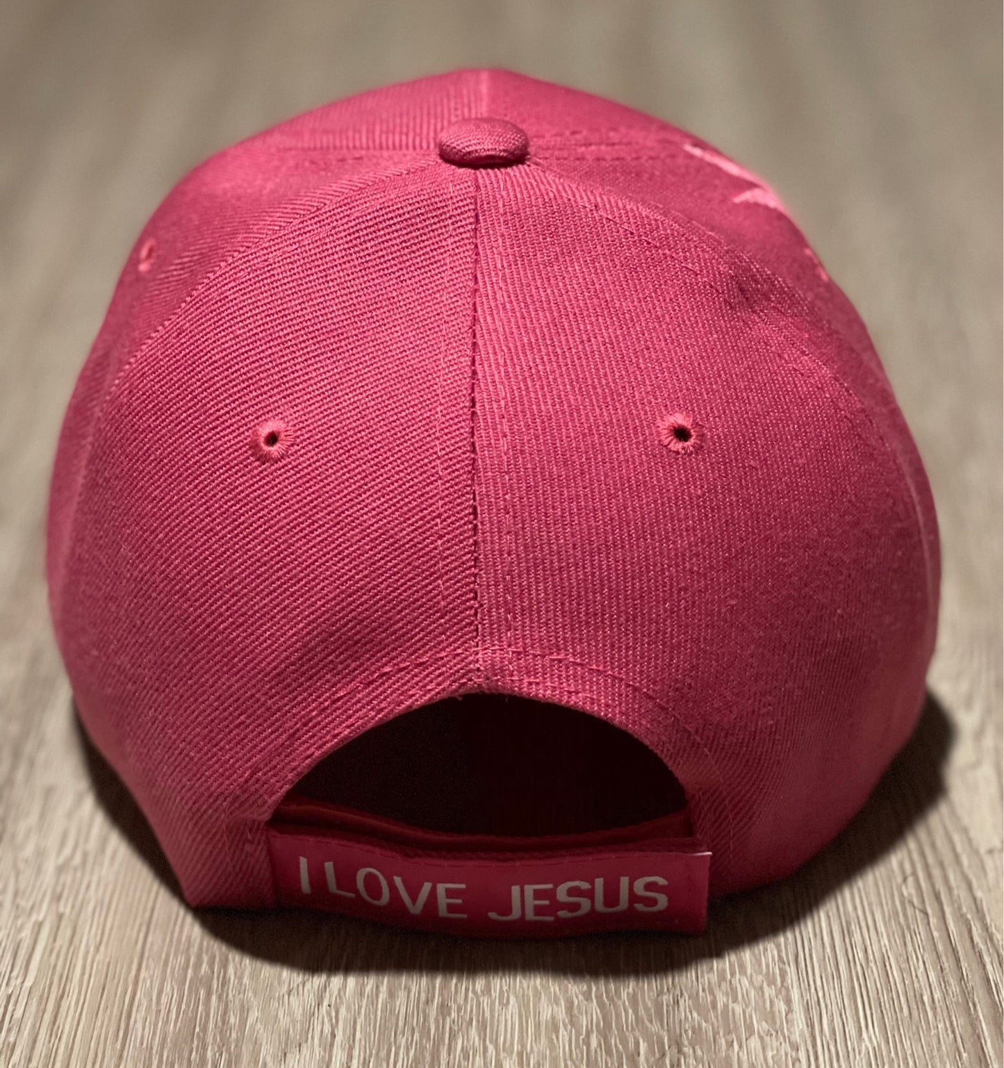 Faith Over Fear Baseball Cap - Pink