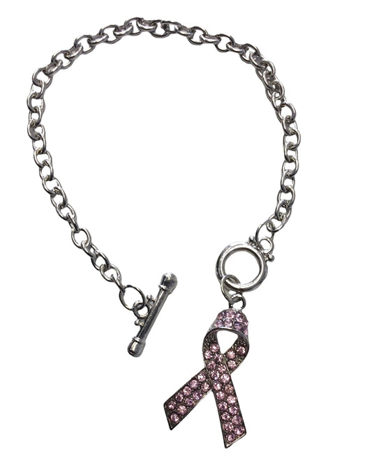 Pink Ribbon Bracelet
