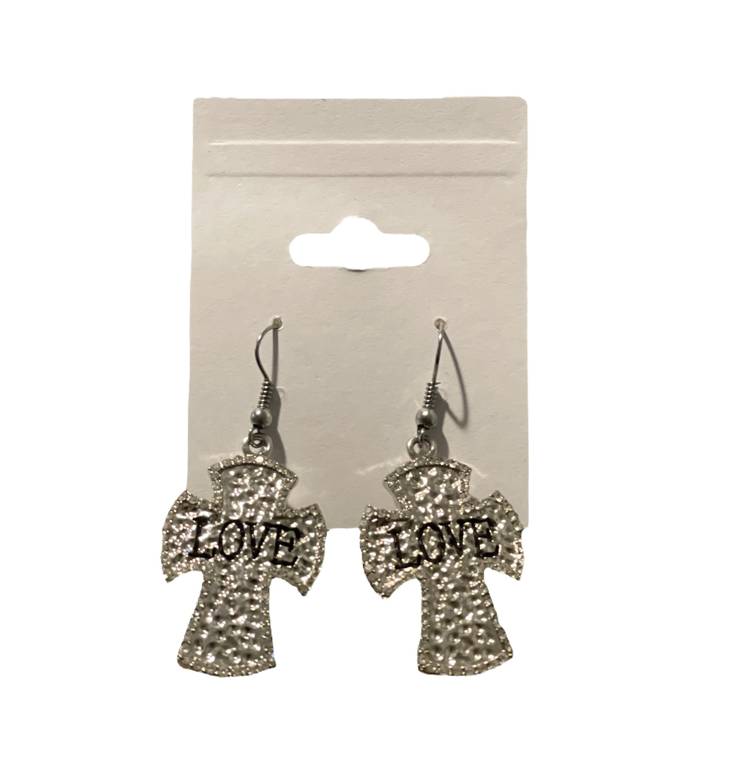 Love Cross Earrings