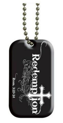 Romans 3:23-24 Dog Tag