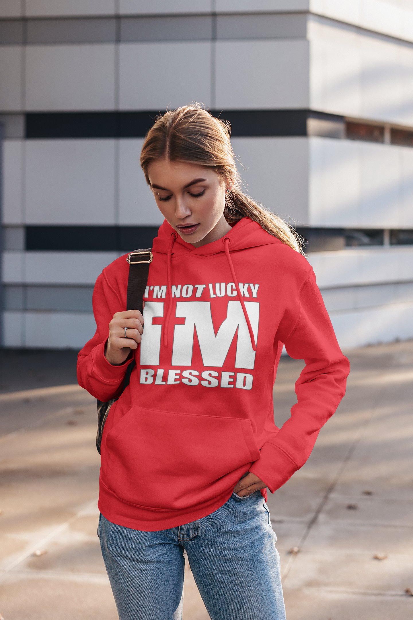 I’m not Lucky I’m Blessed Hoodie