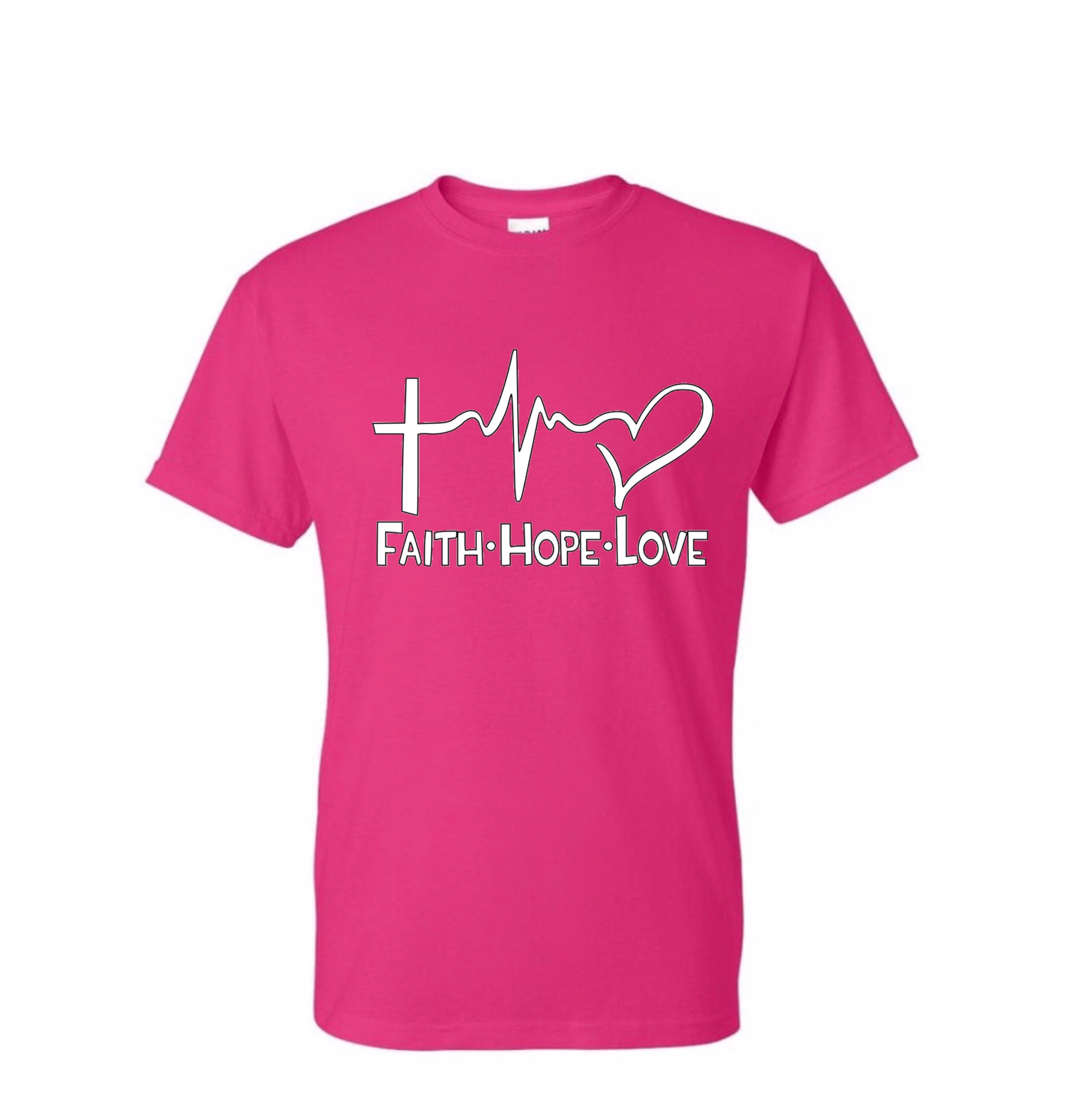 Faith Hope Love Symbol T-shirt – Kingdom Branded