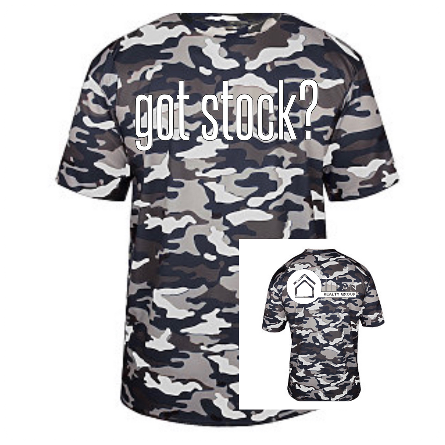 Got Stock? Camo T-shirt