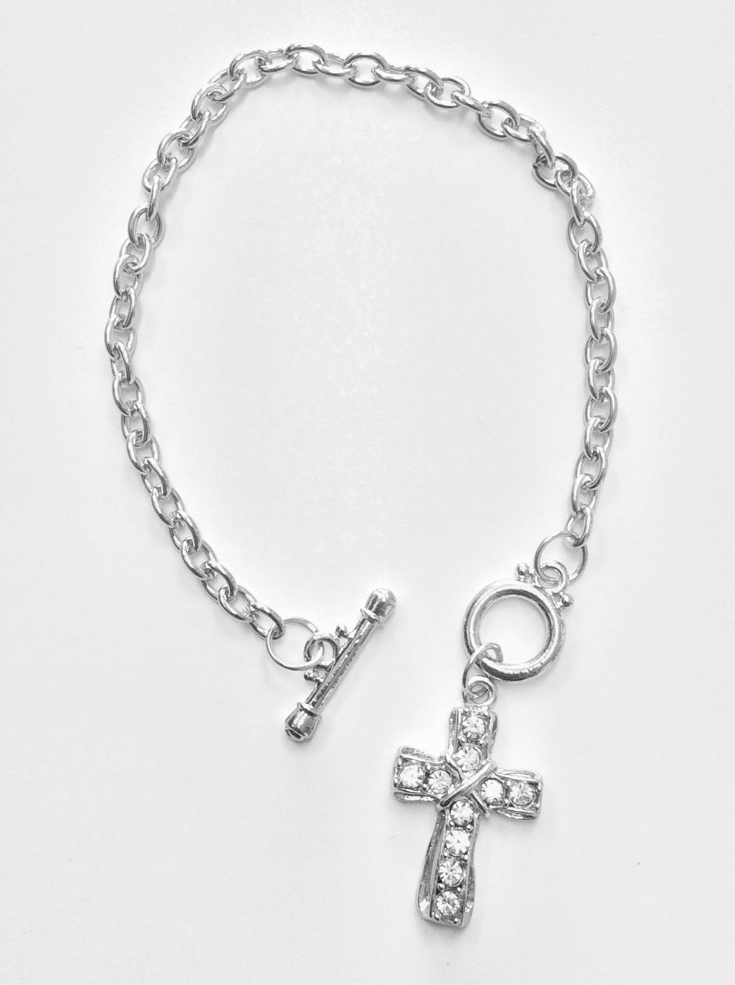 Cross Toggle Bracelet