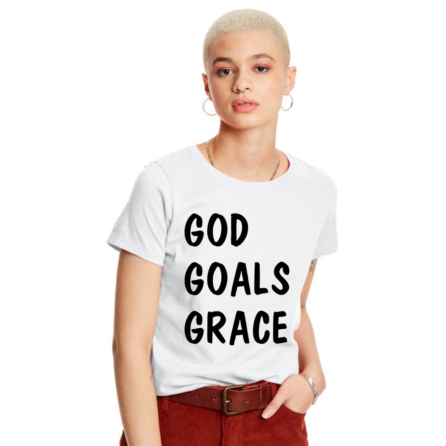 God Goals Grace T-shirt