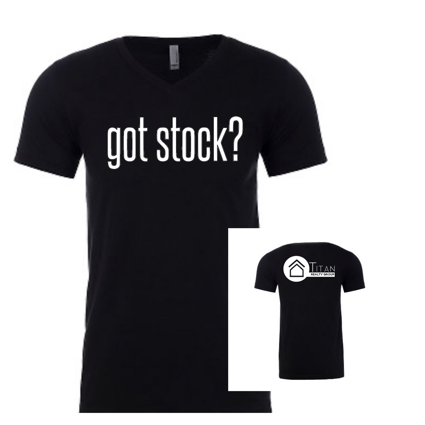 Got Stock? V-neck T-shirt