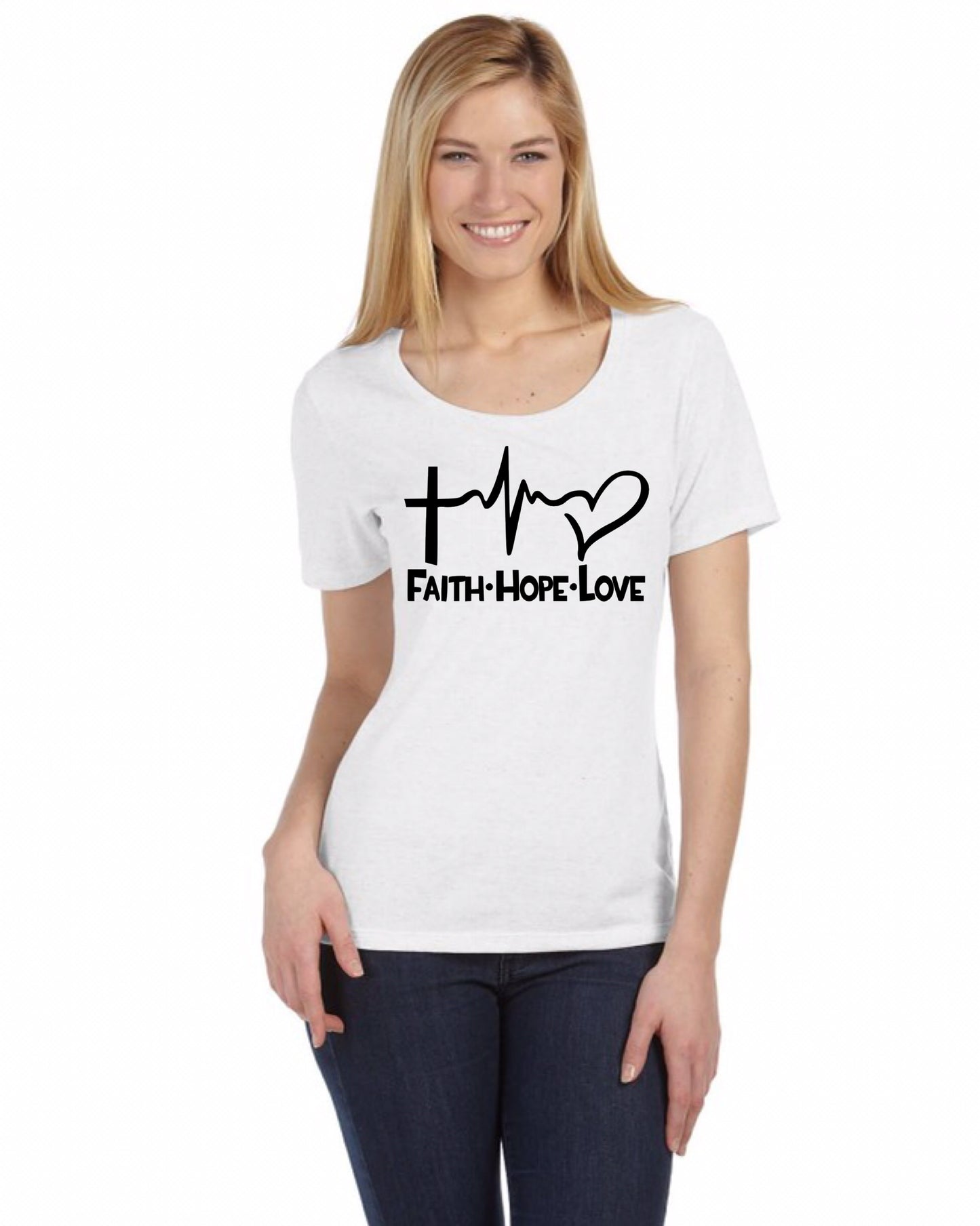 Faith Hope Love Symbol T-shirt