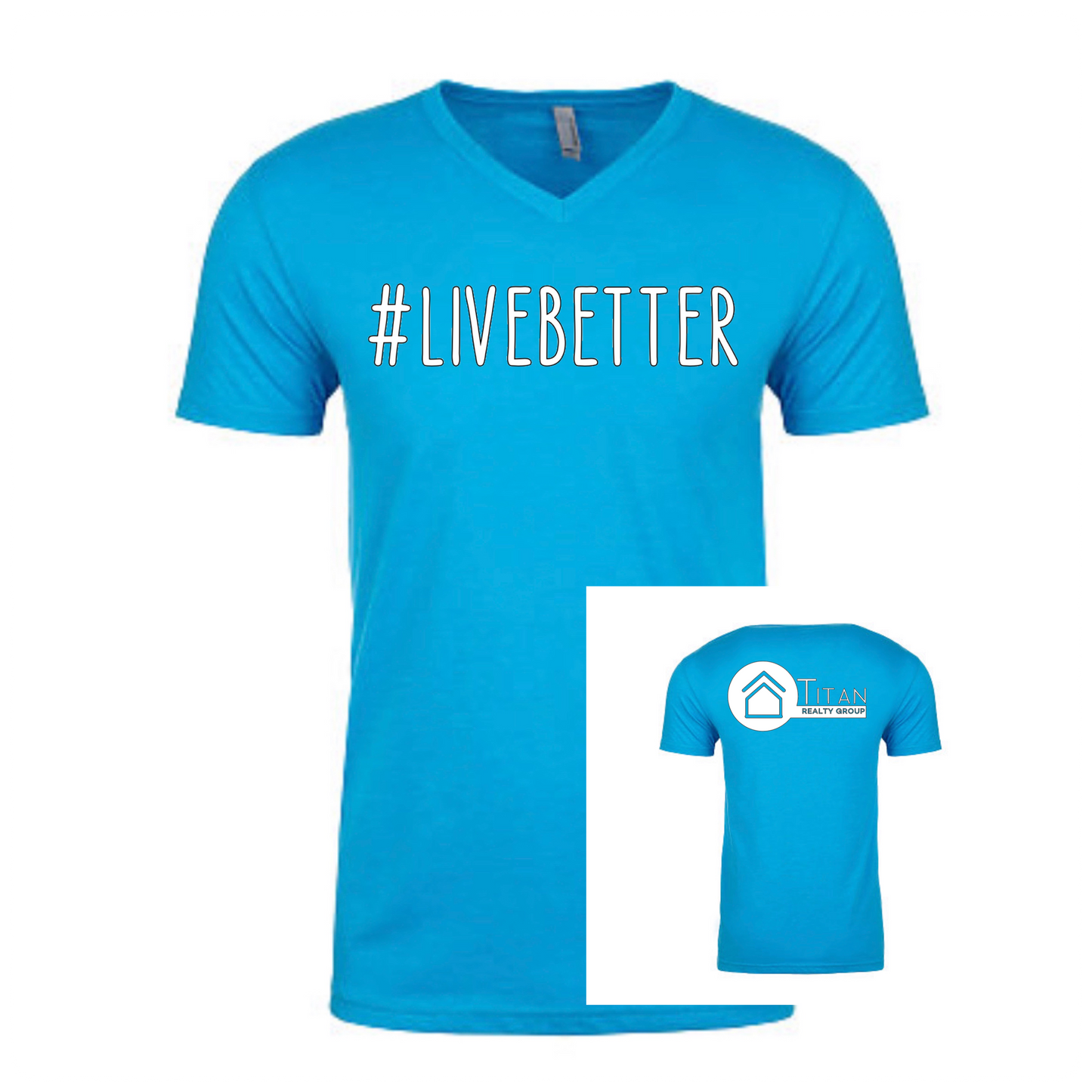 #LIVEBETTER V-neck T-shirt