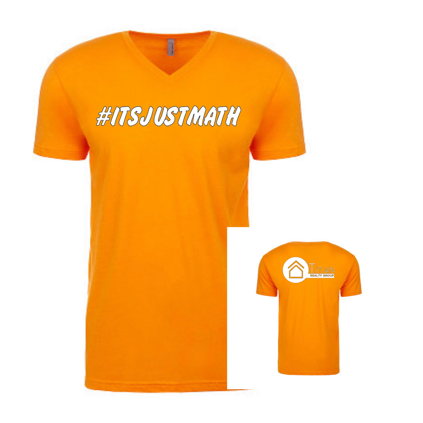 #Itsjustmath V-neck T-shirt