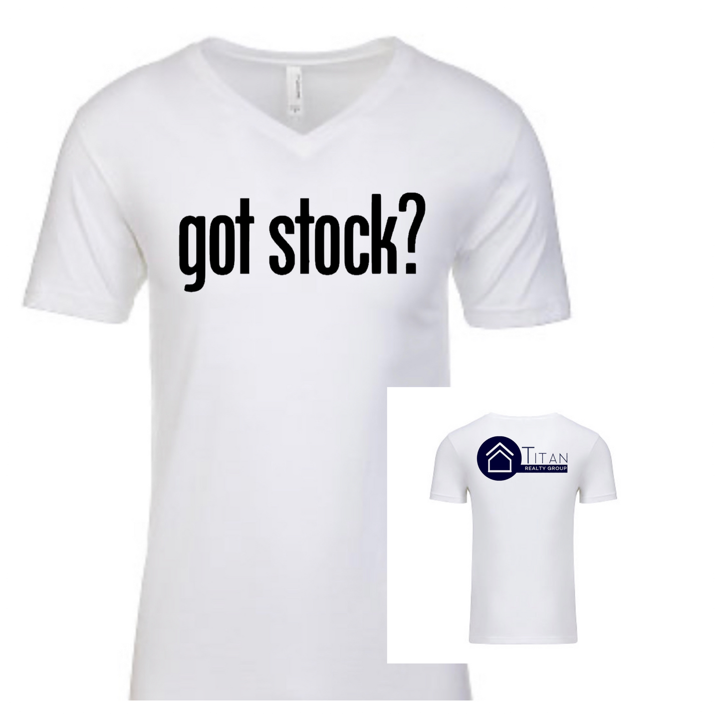 Got Stock? V-neck T-shirt