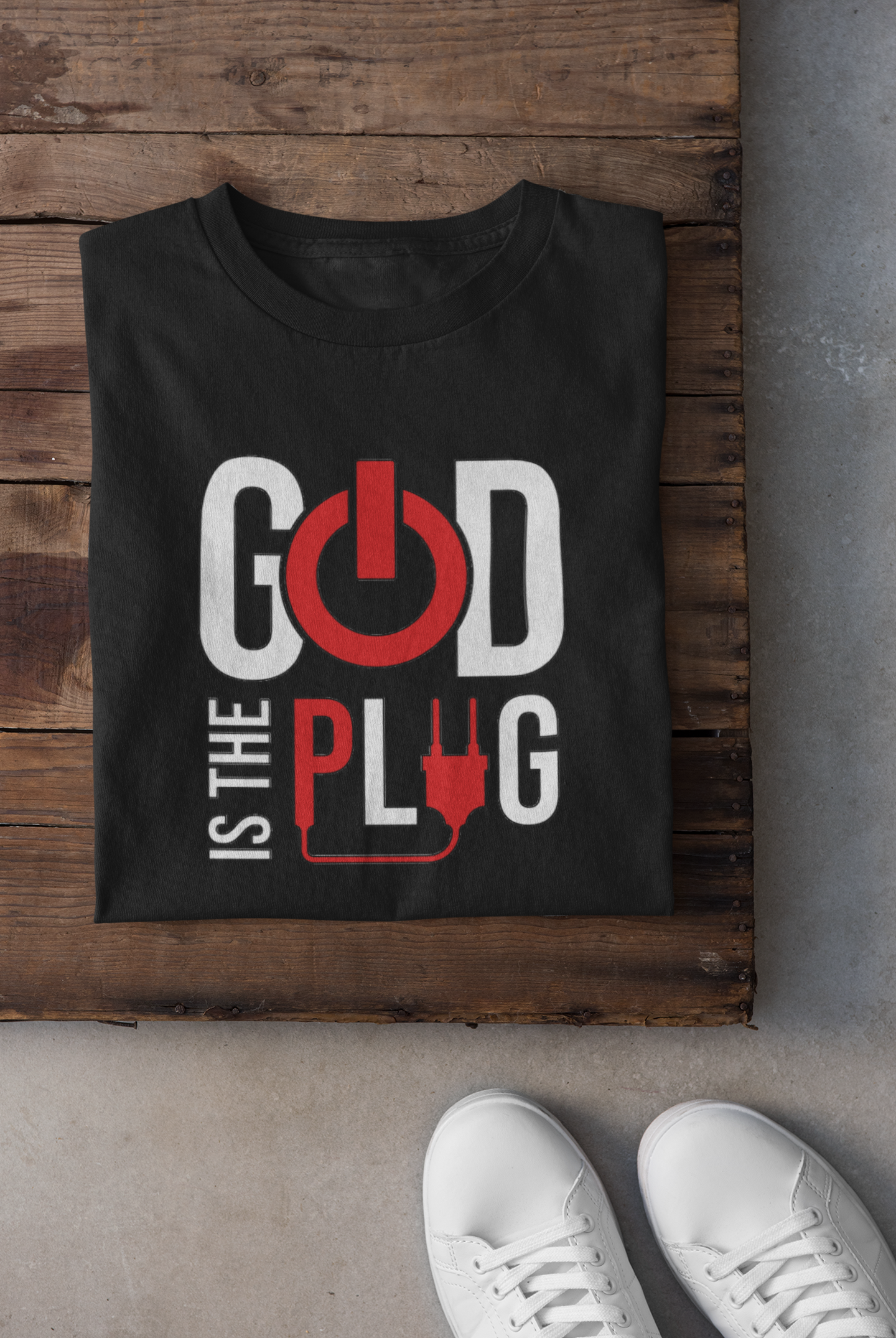 God is the Plug T-shirt
