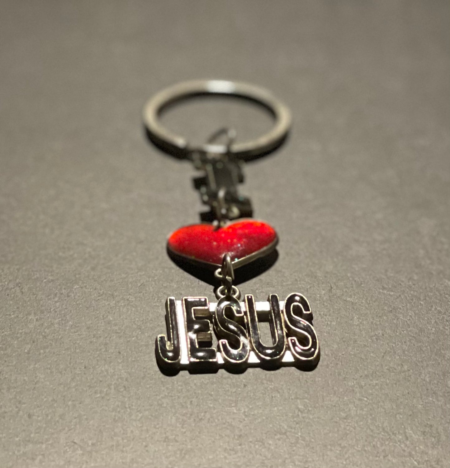 I ❤️ Jesus Keychain