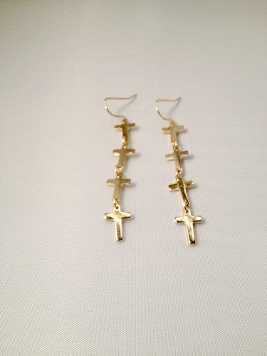 Mini Multi-Cross Earrings